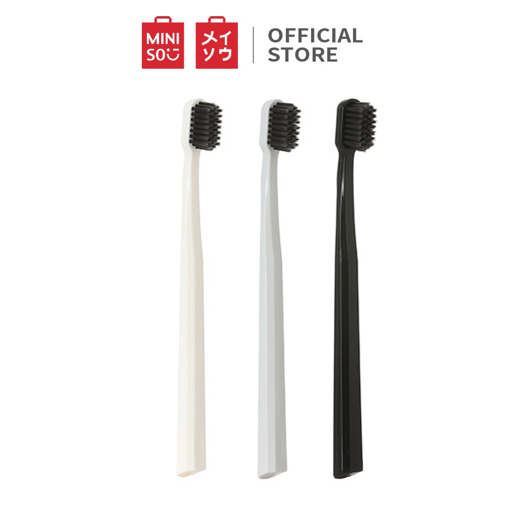Bàn chải đánh răng Miniso Classic 3 pcs/pack (Nhiều màu)