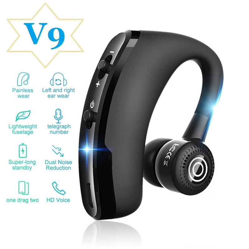 Tai nghe nhét tai Bluetooth V9 tích hợp Micro chất lượng cao