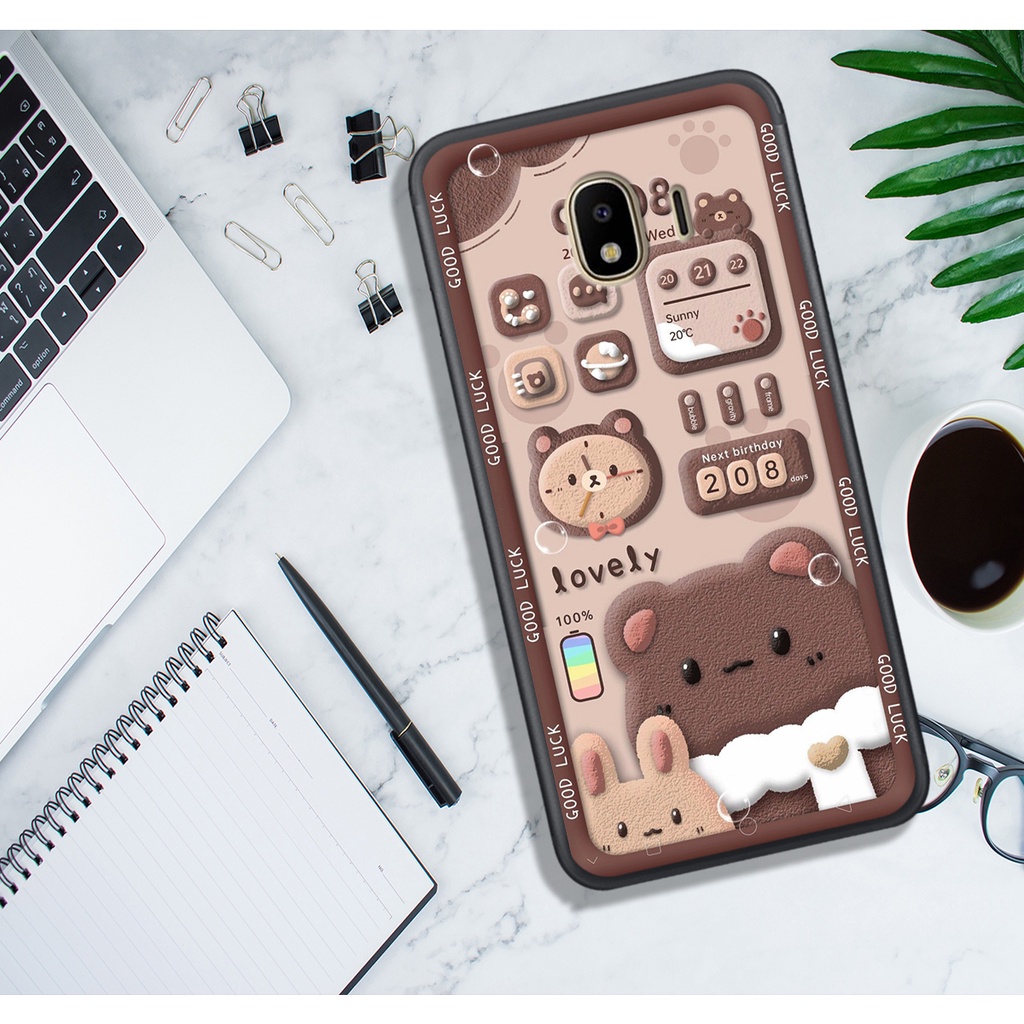 ỐP LƯNG SAMSUNG J2 PRO - J2 CORE - J4 ,IN HÌNH GẤU BEAR DỄ THƯƠNG, BỀN ĐẸP.
