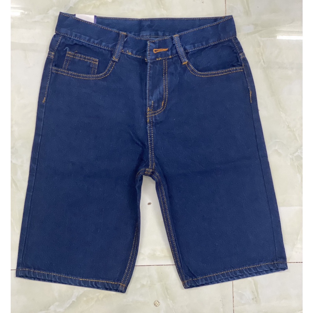 Quần Short Jean Nam Căn Bản Cao Cấp QSJ01, Form Chuẩn Đẹp, Sang Trọng, Thoải Mái, Tiện Lợi