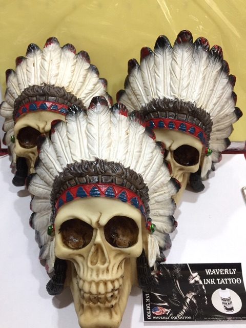 Đầu lâu thổ dân trang trí phòng xăm 149k/1 cái