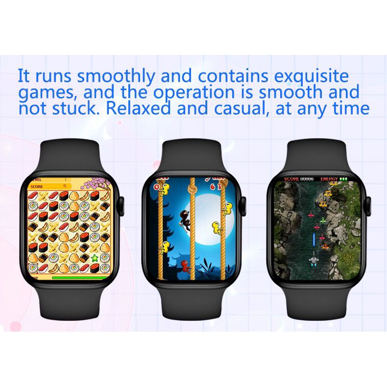 Đồng Hồ Đeo Tay Thông Minh Iwatch Series 6 Bluetooth 6-1.77inch 2021 Cho Ios Android Vs T500 W46 Dt100 Hw1622