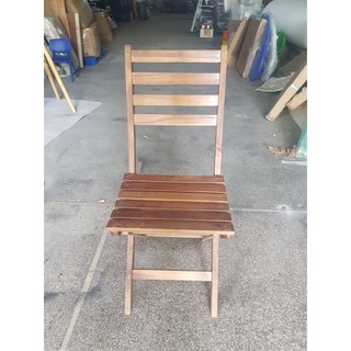 Ghế xếp nan gỗ cao