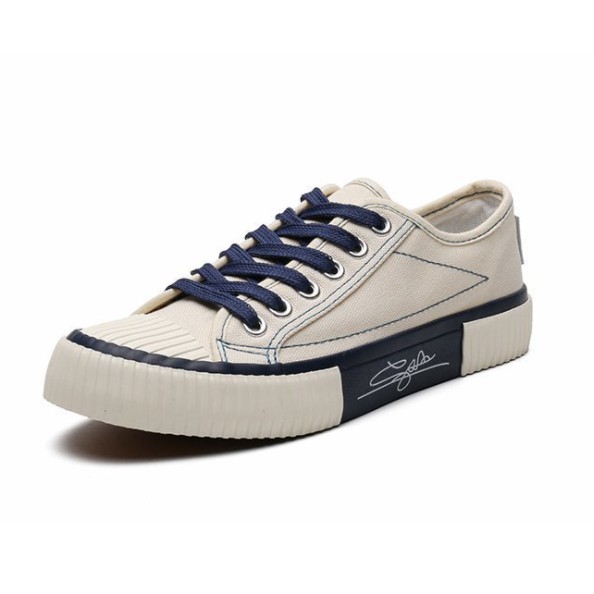 Giày thể thao nữ chất vải dáng basic, Giày sneaker nữ cá tính đế cao màu đen trắng kem năng động trẻ trung hot trend | BigBuy360 - bigbuy360.vn