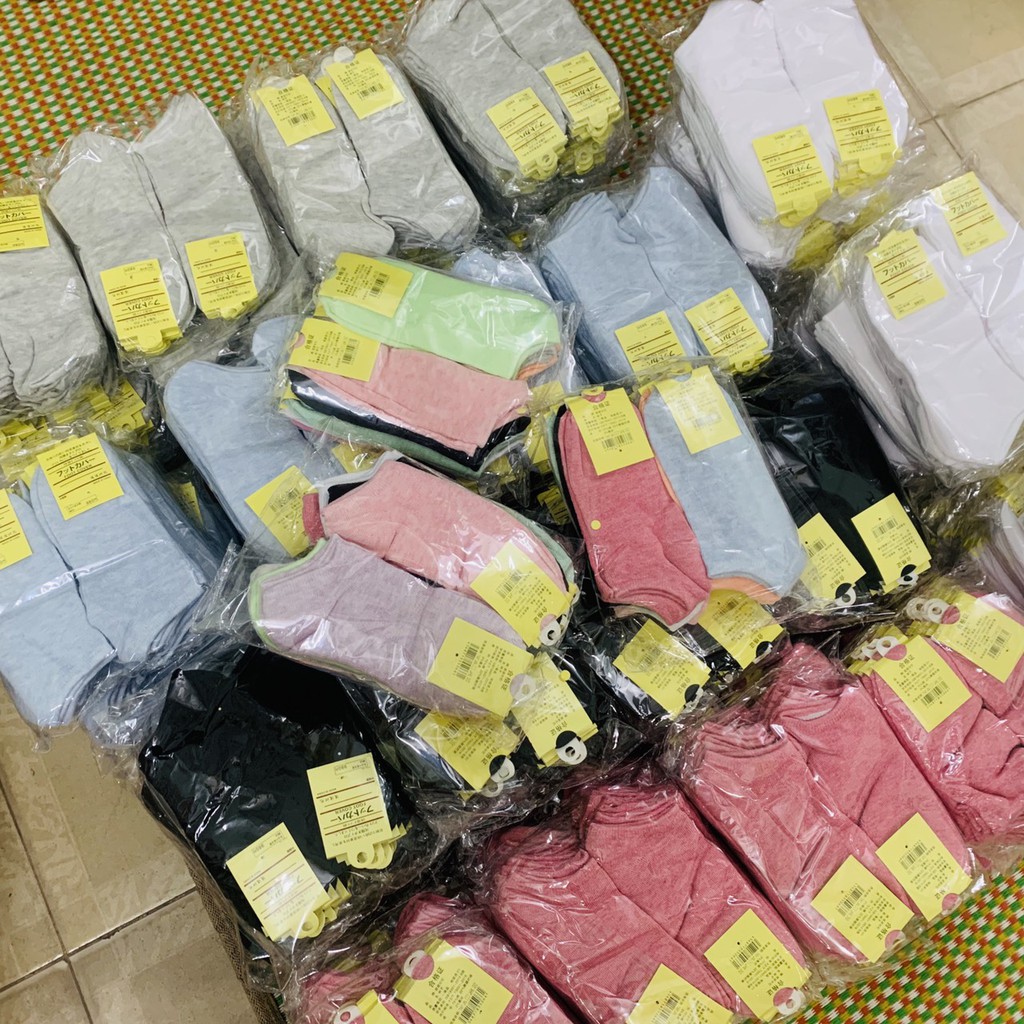 [❌GIÁ SỈ ❌]Tất Vớ Nữ Ulzzang Cotton Trơn Cổ Ngắn, Cổ Thấp Màu Pastel Siêu Mềm Mại (10 Màu) 88157