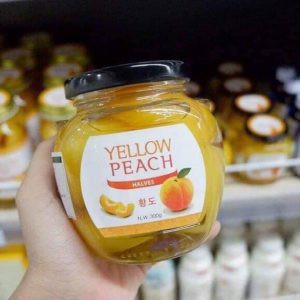 Đào ngâm cắt lát Hàn Quốc (300g) date 2022