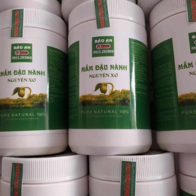 Mầm đậu nành nguyên xơ hộp 500g tăng cường sinh lý nữ