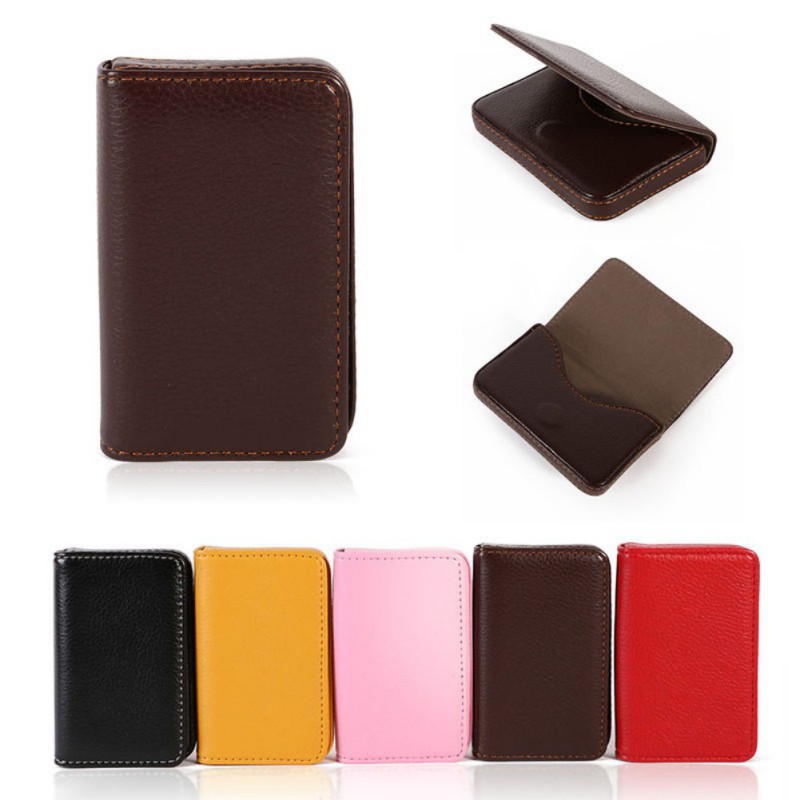 Ví da PU cầm tay thiết kế nắp gập đa dụng | BigBuy360 - bigbuy360.vn