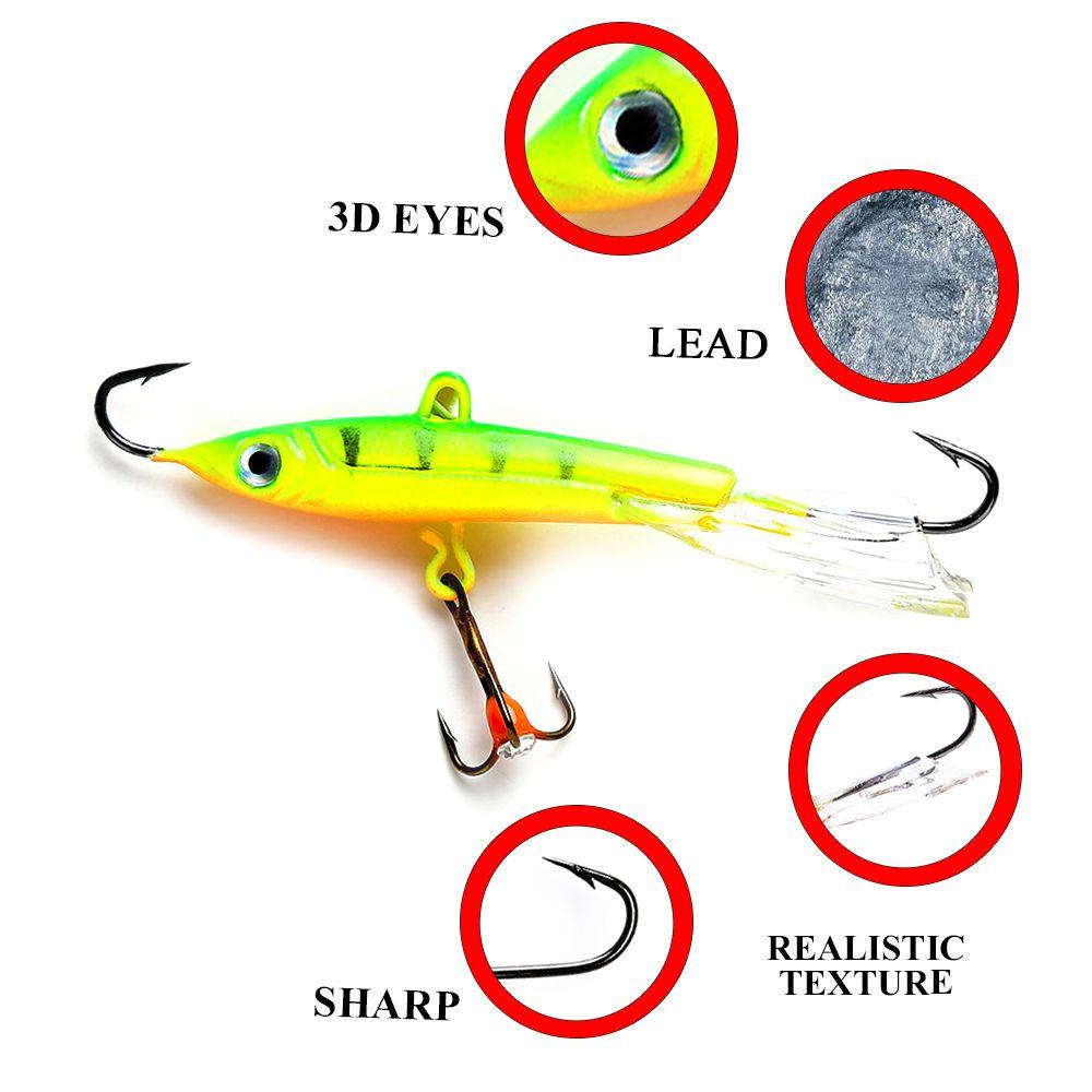 LANFY Mồi Câu Cá Giả 93mm / 25g Có Móc Gắn Tường