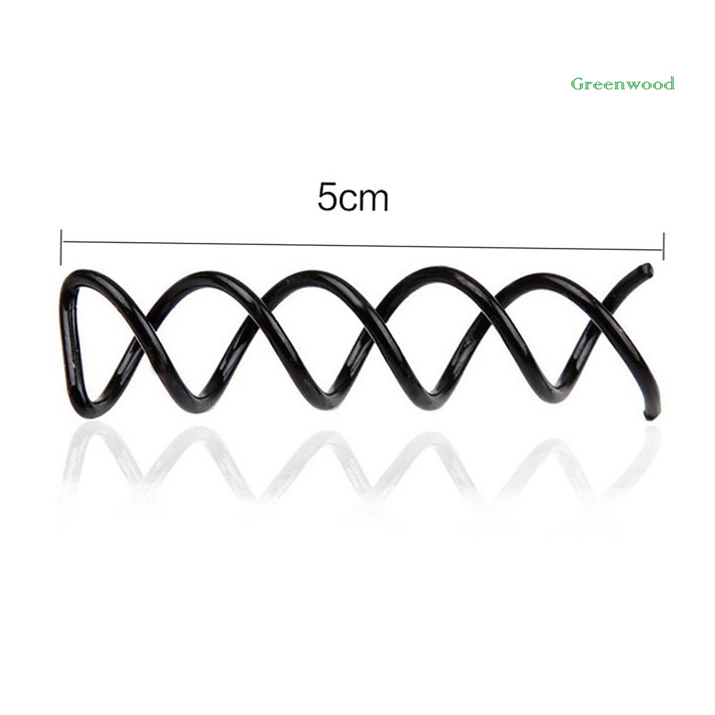 Son Môi Màu Xanh Lá Cây Trang Điểm Xinh Xắn❀Bộ 12 Kẹp Tóc Dạng Xoắn Ốc Bằng Kim Loại