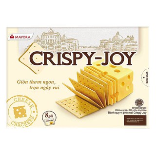 E - Bánh Quy Phô Mai Crispy Joy Hộp 8 Gói*45G