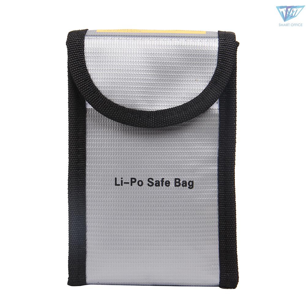 ❤STO❤ Fireproof Explosionproof Lipo Battery Safe Bag Portable Heat Resistant Pouch Sack for  DJI Phantom 3 Battery Charge & Storage 140 * 90 * 55mm