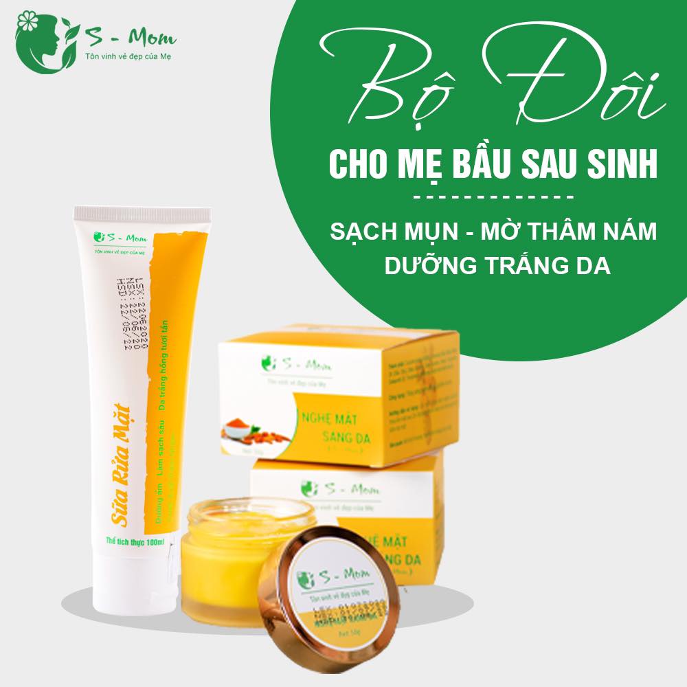 Combo Chăm Sóc Da Cho Mẹ Bầu Và Sau Sinh Smom