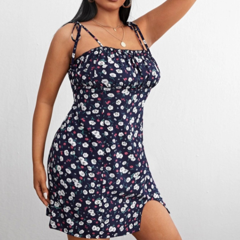 Đầm Mini Hai Dây Hở Vai Gợi Cảm Thời Trang Mùa Hè Cho Nữ