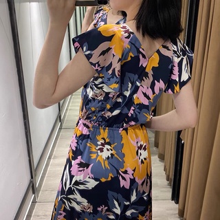 Đầm hoa lụa HM