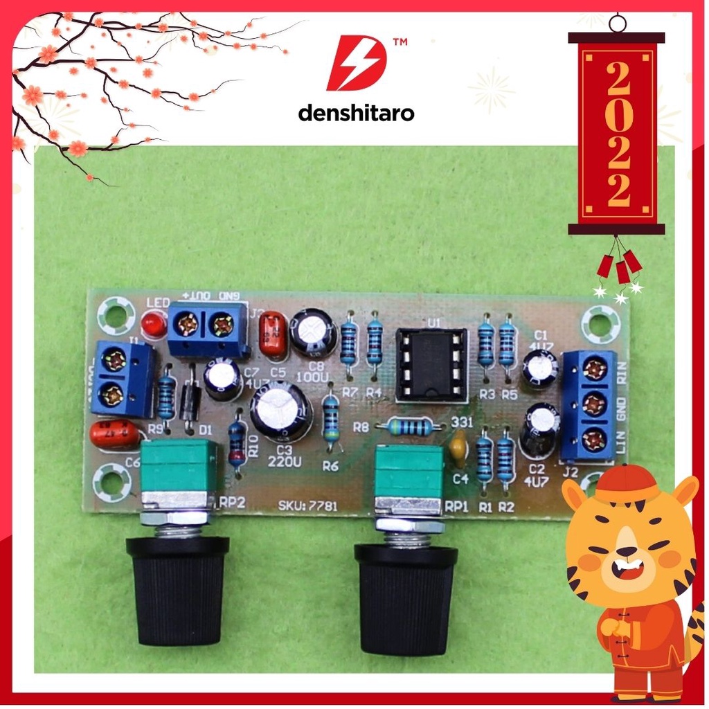 Denshitaro Mạch khuếch đại siêu trầm tiền công suất D00-135
