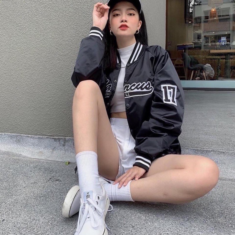 Áo Khoác Dù BOMBER MAR.CUS UNISEX❤Form rộng(Chất vải Dù dày xịn 2 lớp)[FREESHIP] | BigBuy360 - bigbuy360.vn