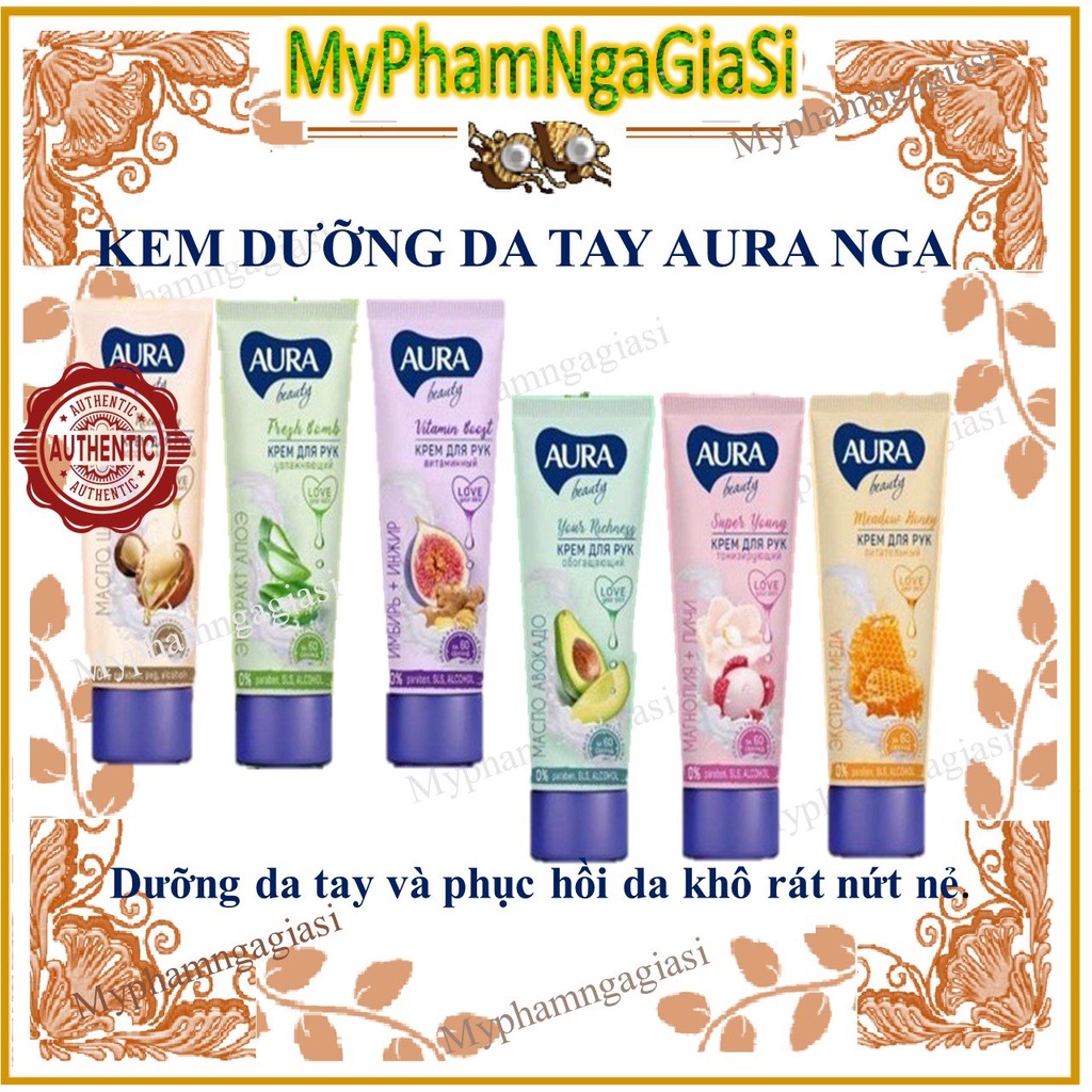 Kem dưỡng da tay Aura giúp da tay mềm mịn tươi trẻ