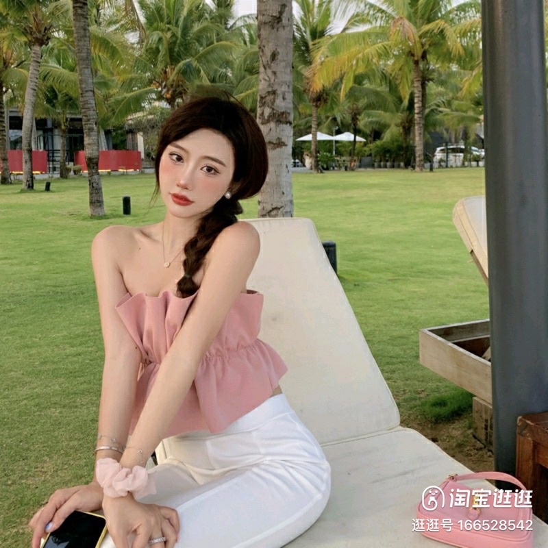 (CÓ SẴN) Áo thiết kế quây nhún ngực xinh xắn đi chơi đi biển chất vải dày dặn | BigBuy360 - bigbuy360.vn