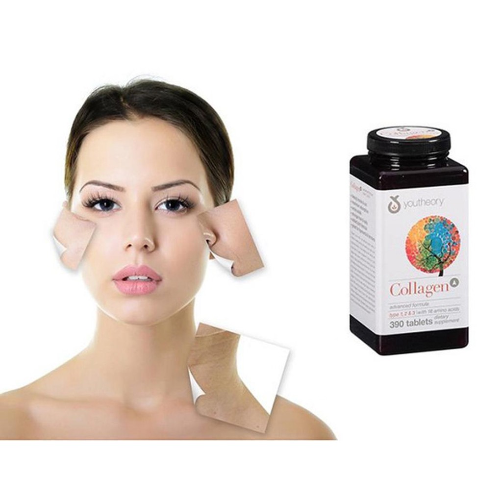 [HSD10/2022]Youtheory Collagen + bioten  390 Viên- Hair Nails Formula Types 6000mgr | BigBuy360 - bigbuy360.vn