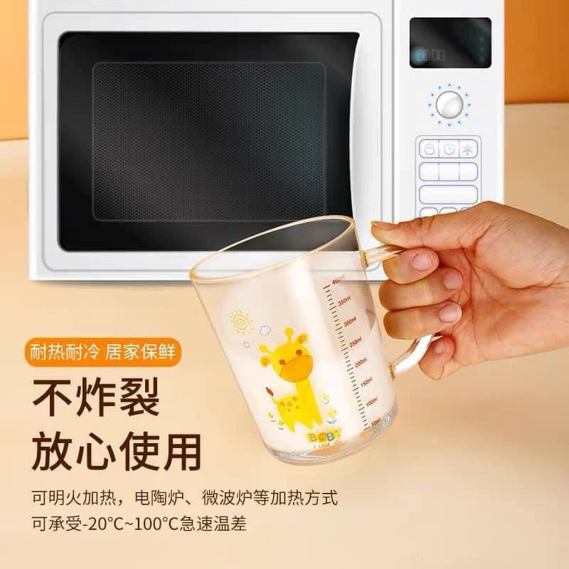 Cốc pha sữa, nước hoa quả 400ml chịu nhiệt