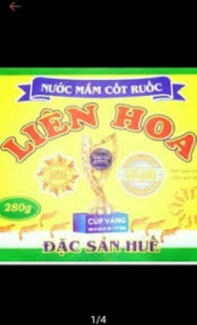 Thùng 10 chai Nước năm ngon loại cốt ruốc Liên Hoa đặc sản xứ Huế