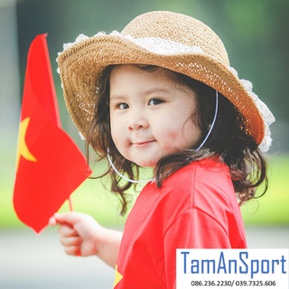 Áo Việt Nam Cờ Đỏ Sao Vàng Trẻ em 100% cotton co giãn 4 chiều
