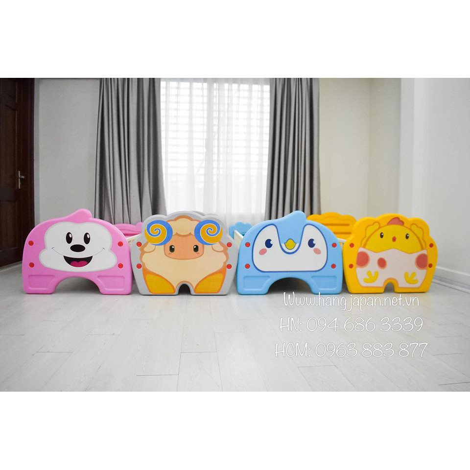 Giường nhựa Holla cho bé từ sơ sinh trở lên kích thước 142x78x61cm hàng chính hãng