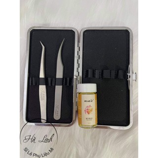 Cặp nhíp gắp Classic + Tách cá heo tặng kèm ống đựng nhíp