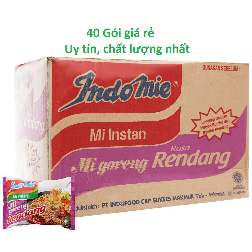 Thùng 40 gói | Mì xào khô Indomie Mi Goreng | Đủ 4 vị | BigBuy360 - bigbuy360.vn
