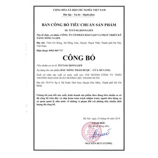 [quynh123]  Tinh Dầu Thảo Dược Cửa Sổ Vàng