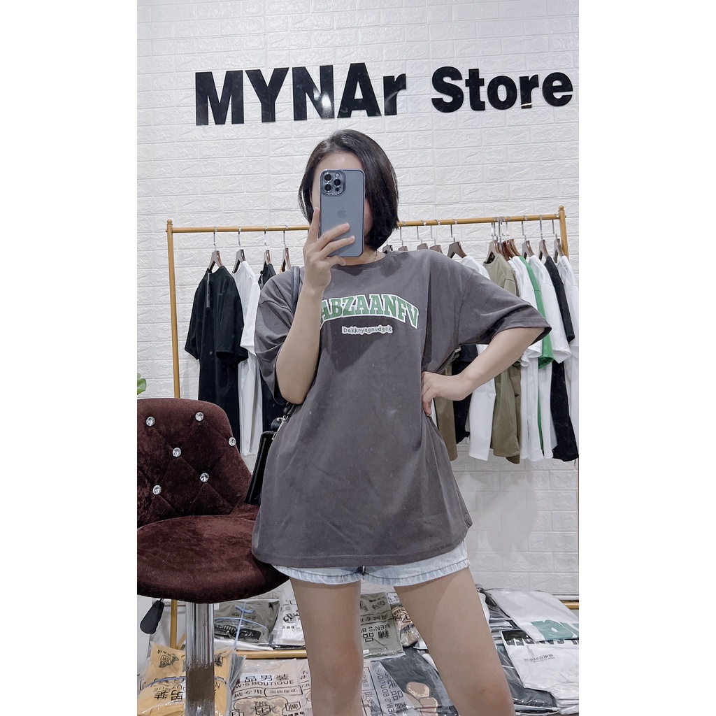 Áo Phông 3158 In Chữ Nữ Nam, Áo Thun Tay Lỡ Oversize From Rộng Basic Chất Cotton100% -MYNAr.Store