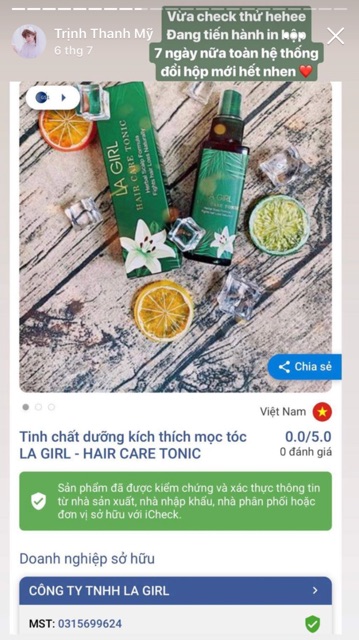 COMBO DƯỠNG TÓC LA GIRL + GỘI XÃ MINI | BigBuy360 - bigbuy360.vn