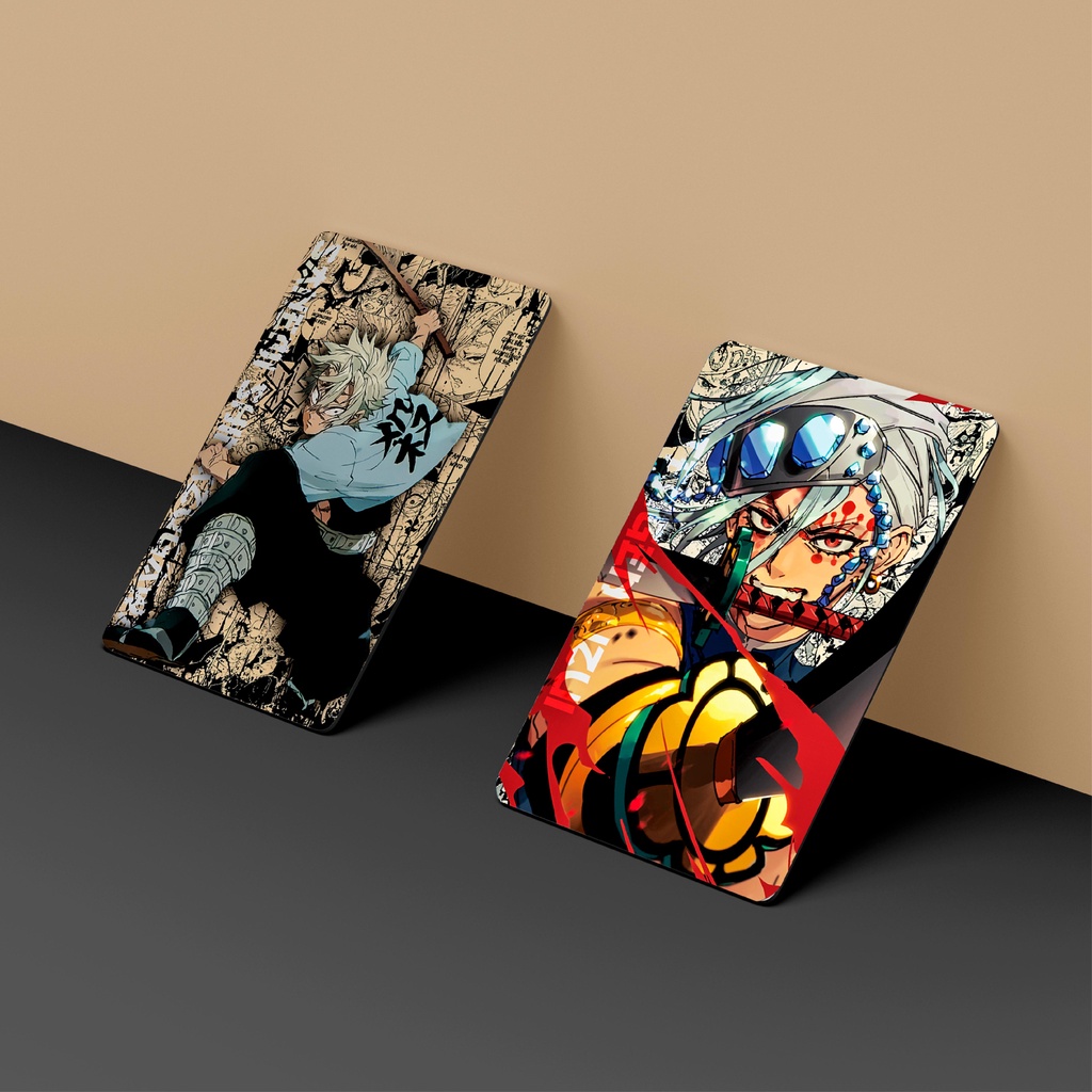 [ PHOTOCARD ] Thẻ Card Bo Góc Anime  Demon Slayer ( Phần Thứ 1 ) Nhiều Nhân Vật - Giấy Bìa Cứng - Có Màng Cán
