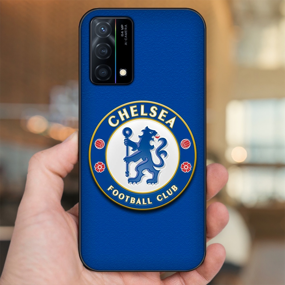 Ốp lưng Oppo K9 viền đen in hình Chelsea FC