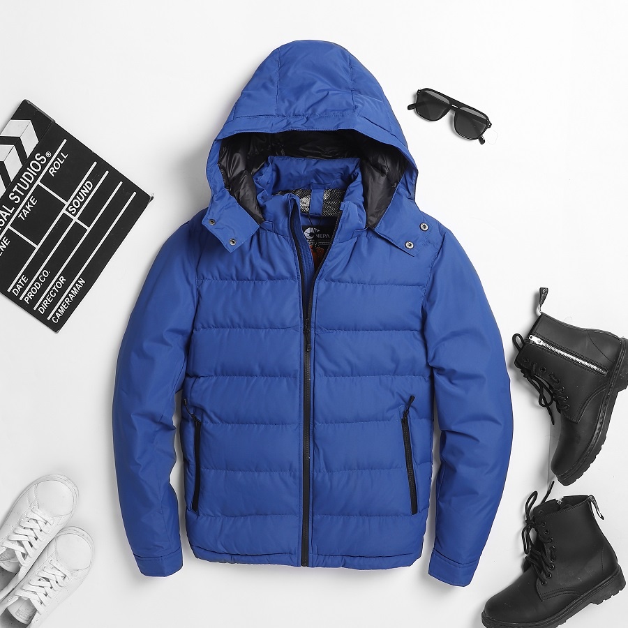 Giảm sốc áo lông vũ nam xuất Hàn có mũ