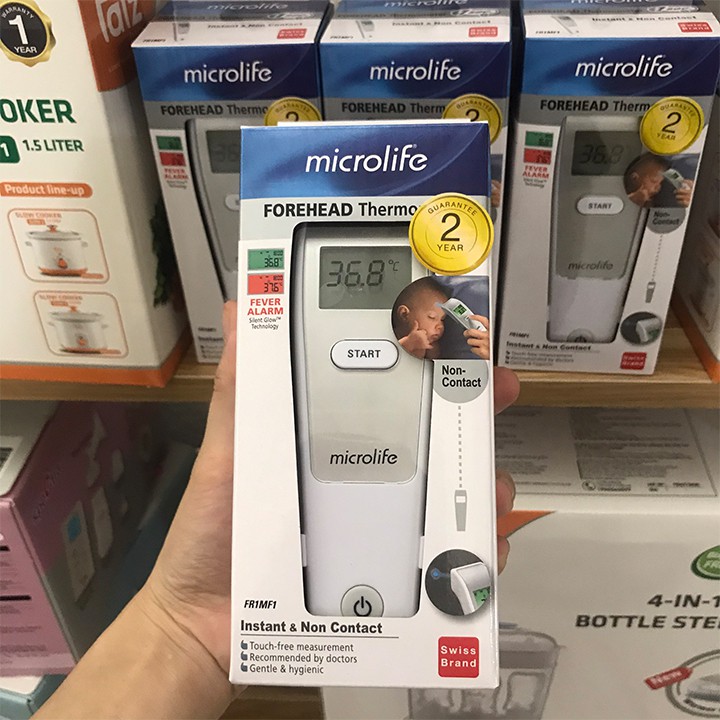 Nhiệt Kế Đo Trán Hồng Ngoại MICROLIFE FR1MF1 - Bảo Hành 2 Năm