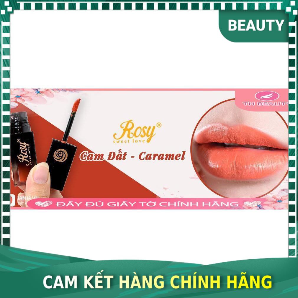 [Chính hãng 100%] Son kem Rosy, chiết xuất thiên nhiên, siêu lỳ, không hóa chất