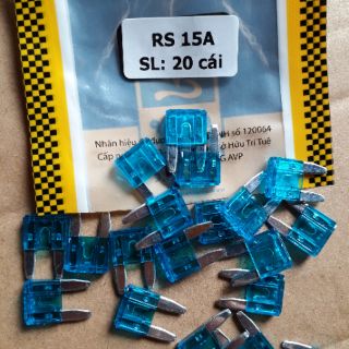 Cầu chì xe ga xe số từ 5A~25A.giá 10 chiếc