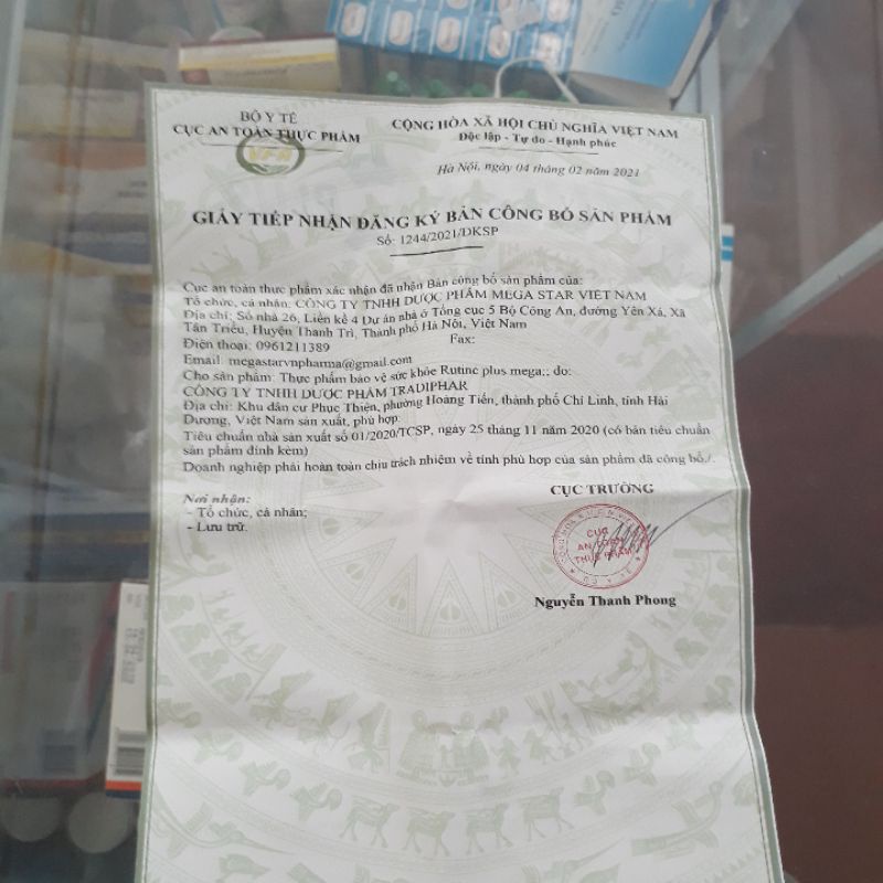 Rutin C plus - giúp bền thành mạch, nóng trong, nhiệt miệng