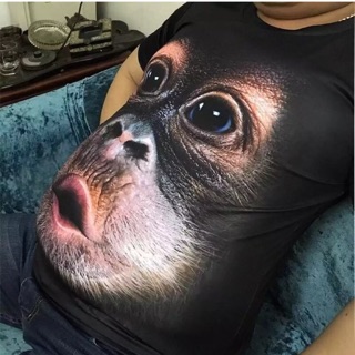 Áo mặt khỉ 3D thun lạnh cực co dãn loại 1 Quảng châu đúng áo Mẫu mặc