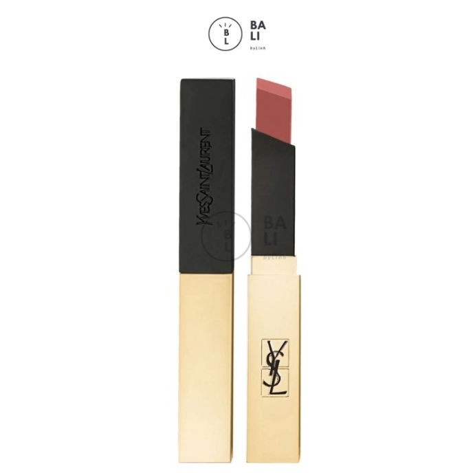 Son lì vuông YSL Rouge Pur Couture The Slim #11 Nude San hô