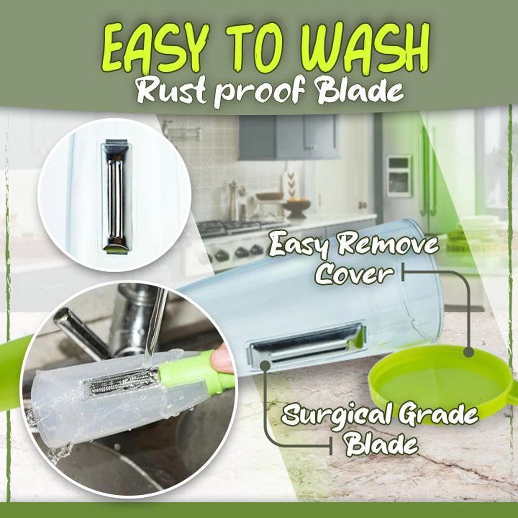 Dụng Cụ Gọt Vỏ Củ Quả Đa Năng Bằng Thép Không Gỉ