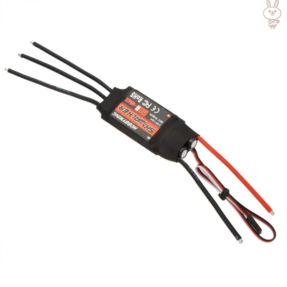 Thiết bị điều khiển tốc độ không chổi than Ol Hobbywing Skywalker 60a Esc cho máy bay Rc Trex 500