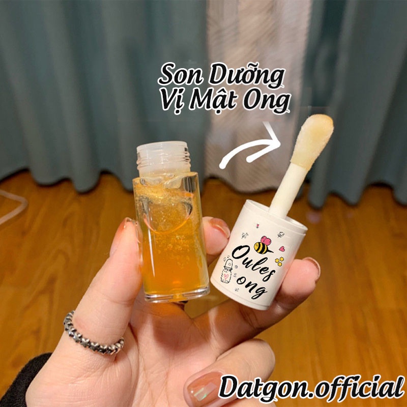 Son Dầu Dưỡng Môi Oulesong Chiết Xuất Cam Và Mật Ong Dưỡng Ẩm Hiệu Quả Chính Hãng
