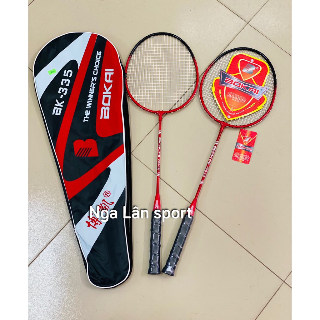Cặp hai vợt cầu lông Bokai dành cho học sinh, sinh viên giá rẻ bền đẹp