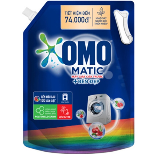 Nước giặt OMO Matic chuyên dụng Cửa Trước 3.6kg