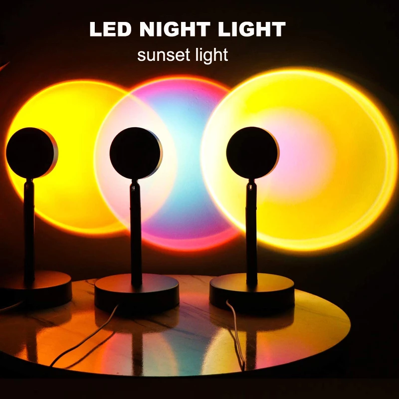 Đèn Led Chiếu Họa Tiết Mặt Trời / Mặt Trời / Cầu Vồng Trang Trí