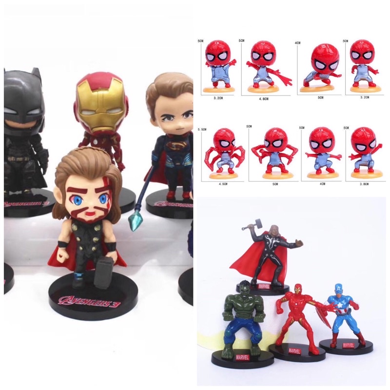 Phụ kiện bánh set mô hình siêu nhân