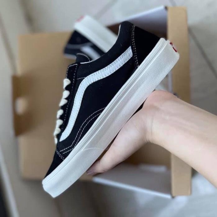 Giày Sneaker 𝐕𝐀𝐍𝐒 Vaul Đen Da Lộn Đã Hot cả thập kỷ nay